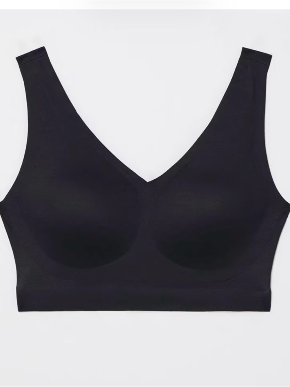 Soma Enbliss Bralette Sz XXL color black wireless soft comfortable lounge sleep